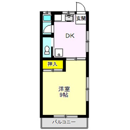 ヴィラ花みずきⅡの物件間取画像